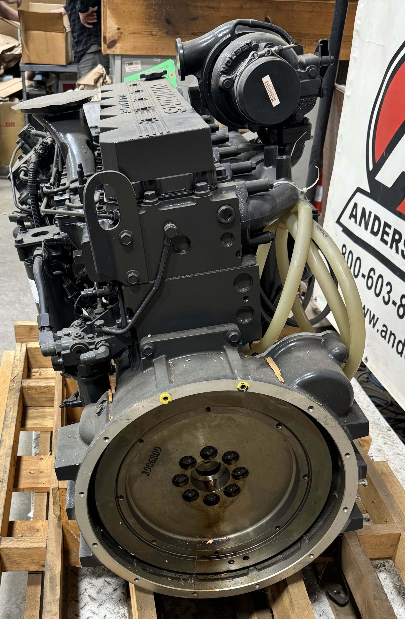 NEW OEM MASSEY FERGUSON 9790 COMBINE ENGINE - 71387730 - Image 4