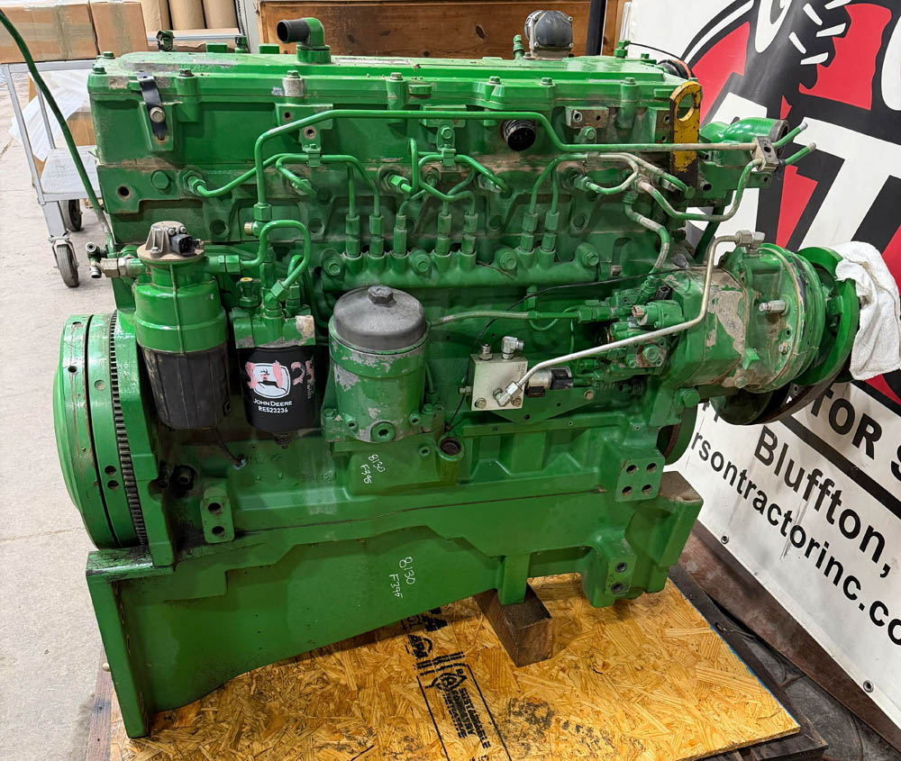 GOOD USED JOHN DEERE 8130 ENGINE ASSY - SE501744 - Image 2