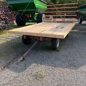 15'x10' FLAT BED HAY WAGON